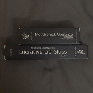 Lip gloss and lipstick